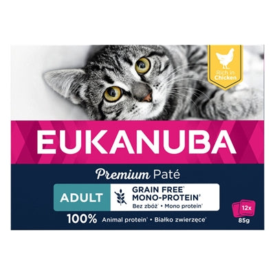 Eukanuba Premium Pate Kip Graanvrij