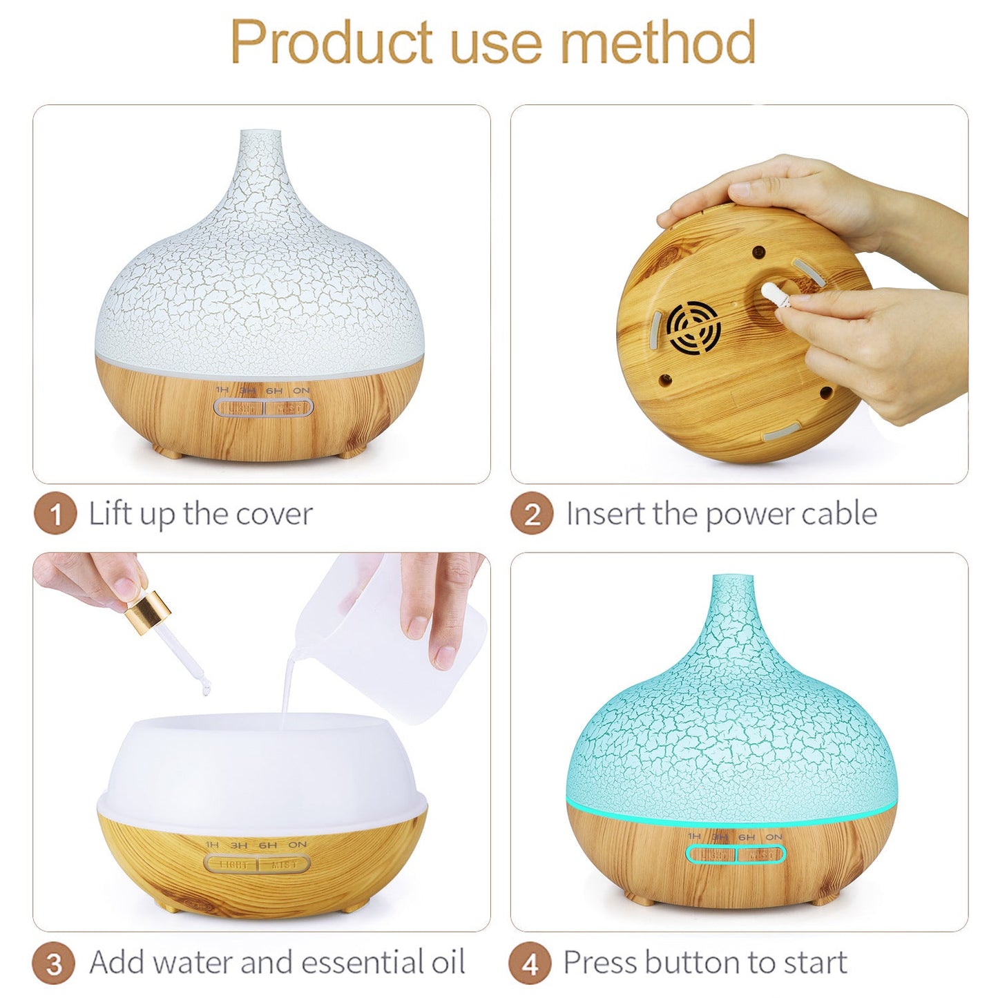 Essential Pro - Deluxe - Light Wood - Aroma Diffuser