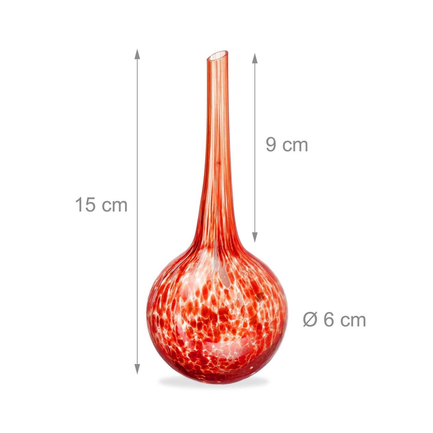 Waterdruppelaar Voor Planten - 2 Stuks - Rood - Glas