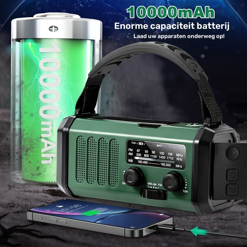 Noodradio met zonnepaneel – altijd voorbereid, overal stroom en nieuws