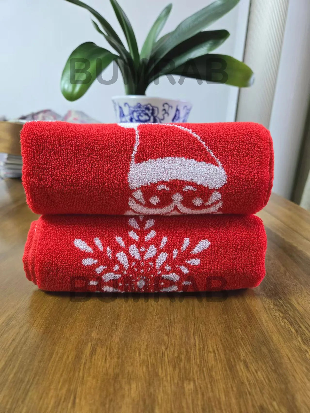 Kerst Handdoekenset – Zacht, Absorberend & Vol Feestvreugde!
