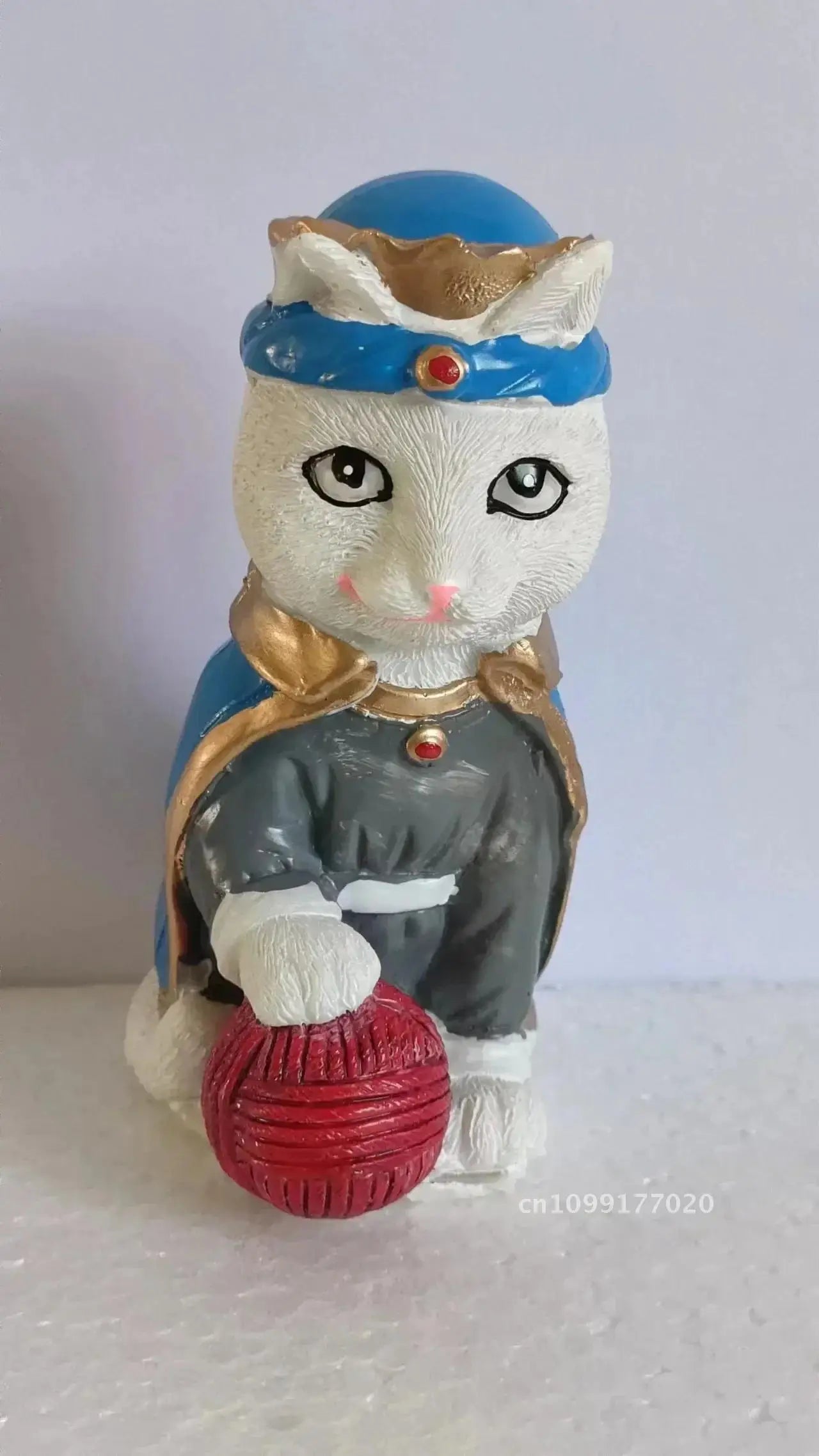 Kerststal koninklijke kattenkerstdecoratie