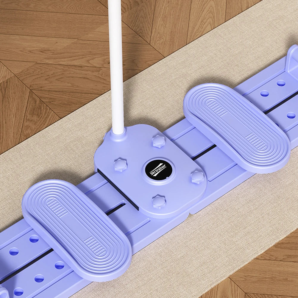Opvouwbare fitness skimachine – skitrainer met handvat en trekkoord