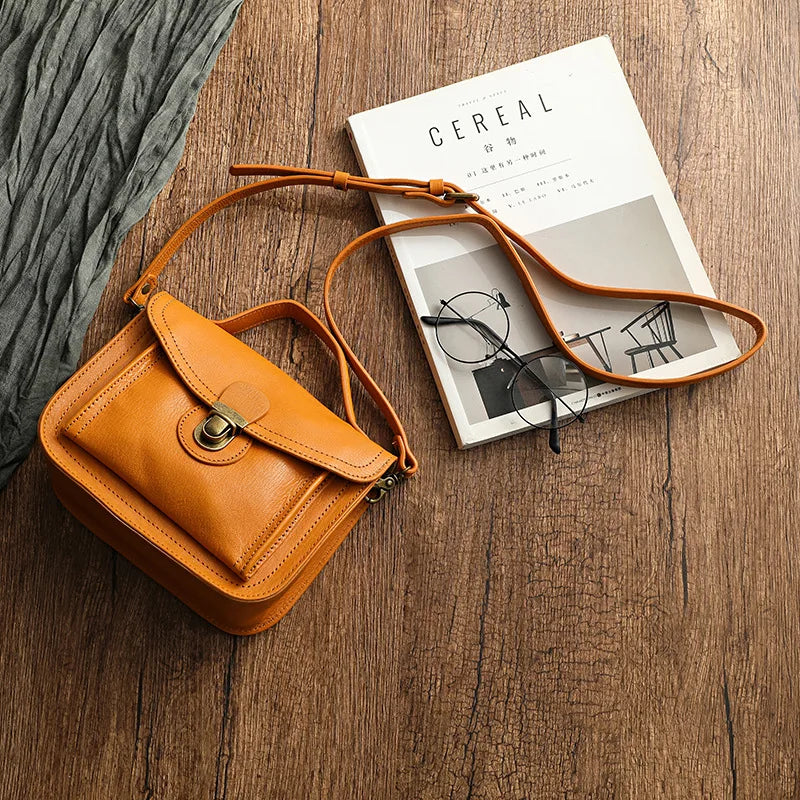 Premium leren handtas – zacht, duurzaam & elegant
