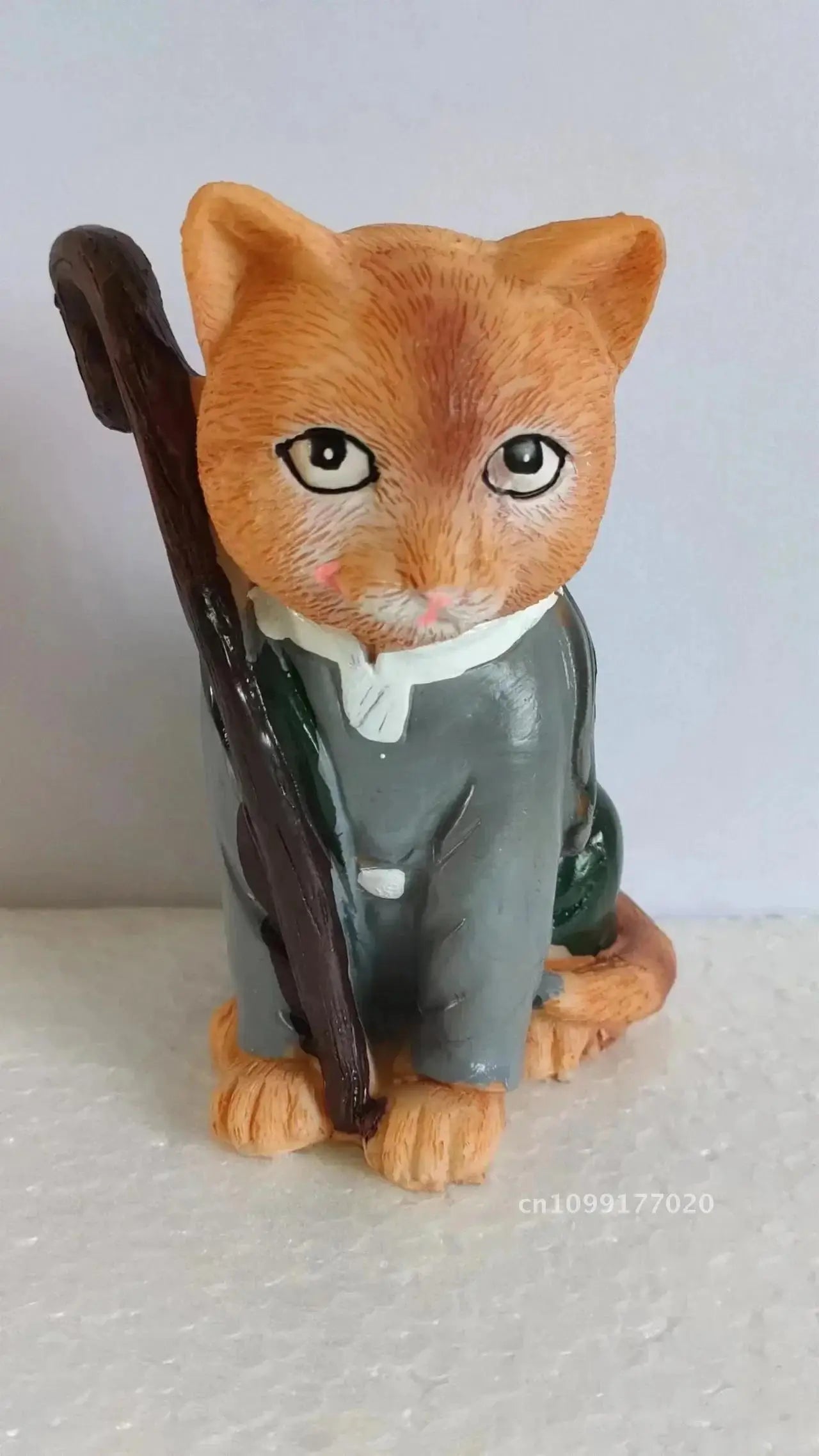 Kerststal koninklijke kattenkerstdecoratie