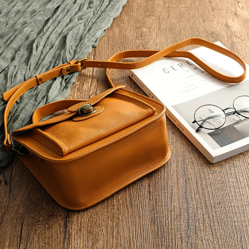 Premium leren handtas – zacht, duurzaam & elegant