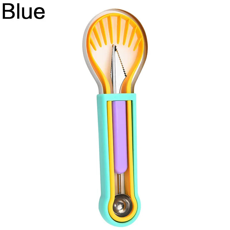 3-in-1 avocado slicer met ontpitter en scheplepel