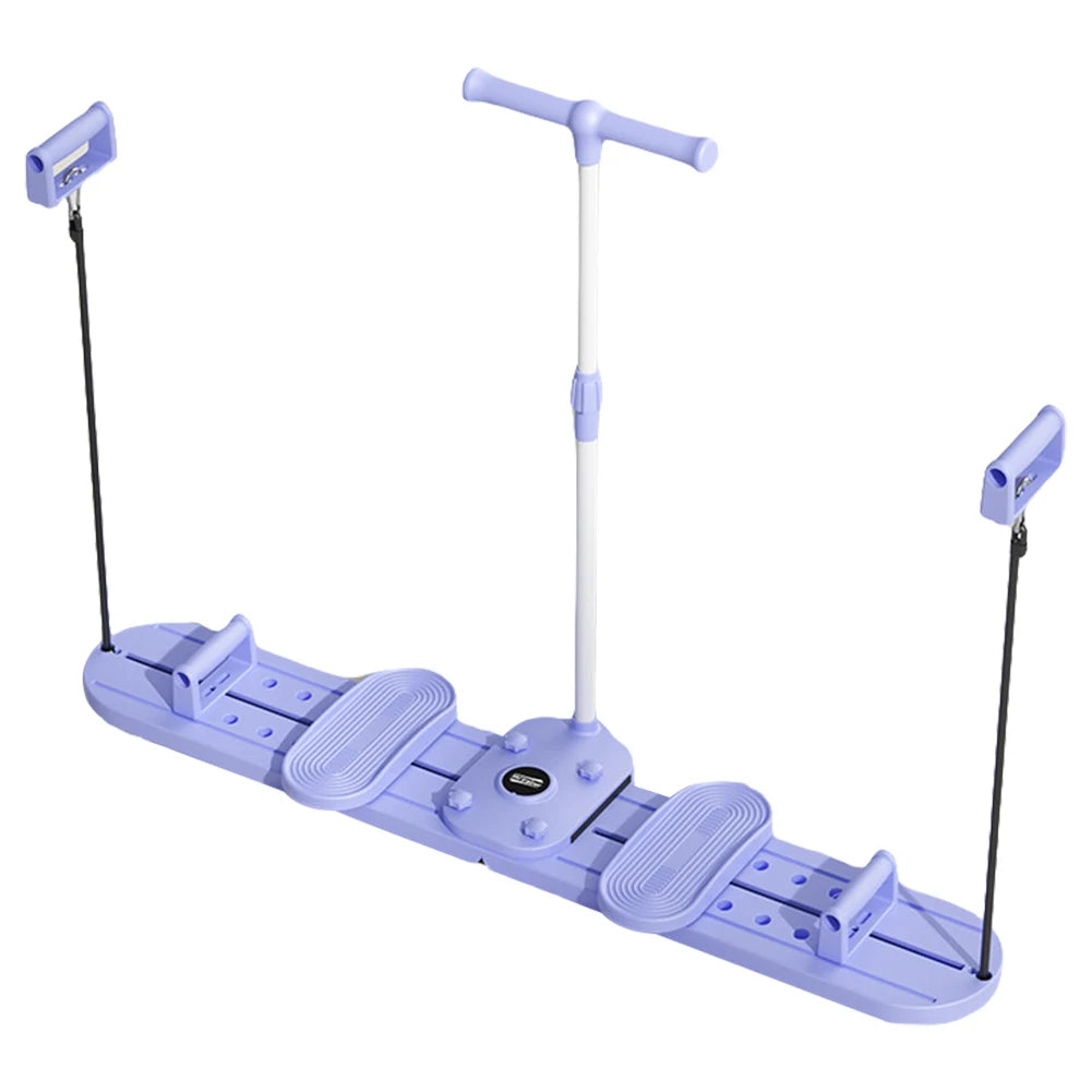 Opvouwbare fitness skimachine – skitrainer met handvat en trekkoord