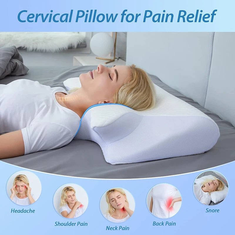 Memory foam cervicaal kussen - Ergonomisch nekkussen voor nekpijn