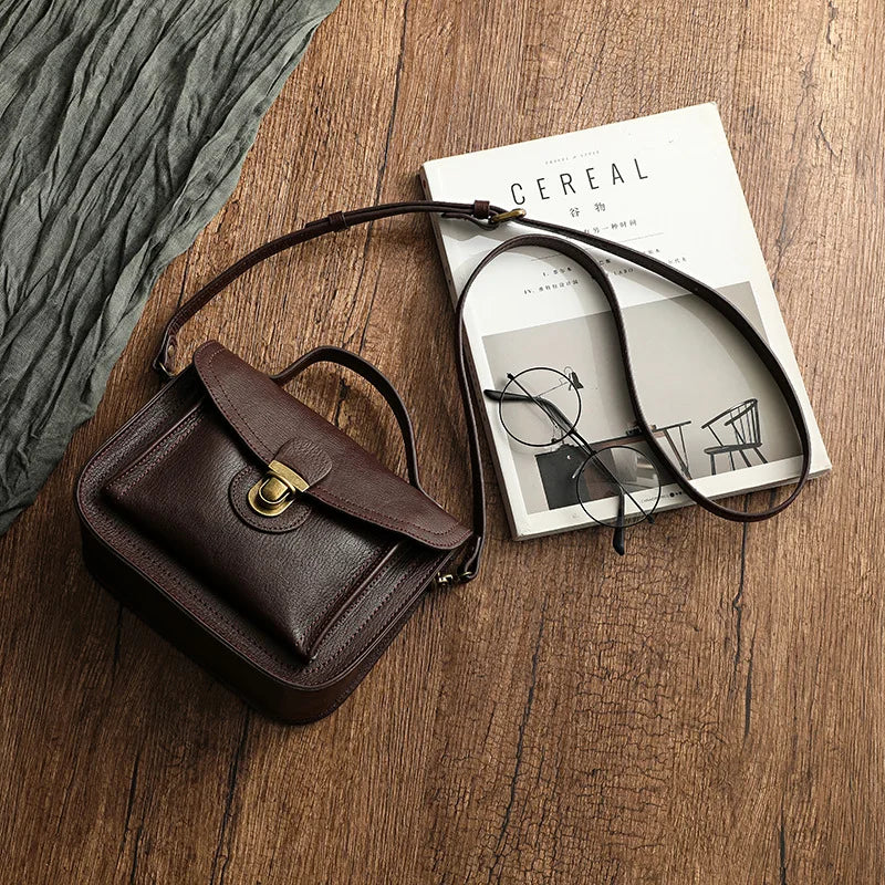 Premium leren handtas – zacht, duurzaam & elegant