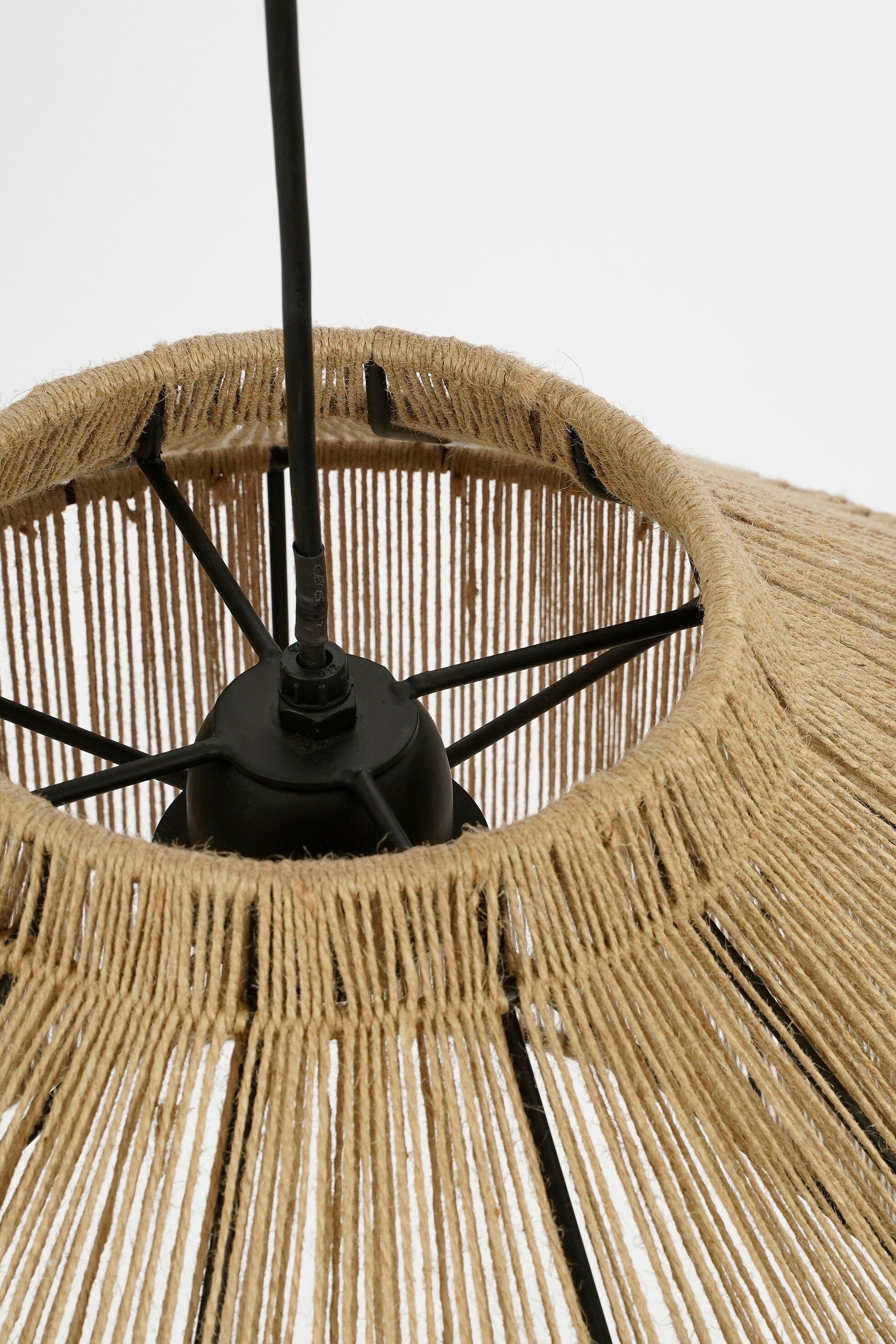 Elsa Hanging Lamp - H28 X Ø50 Cm - Jute - Light Brown