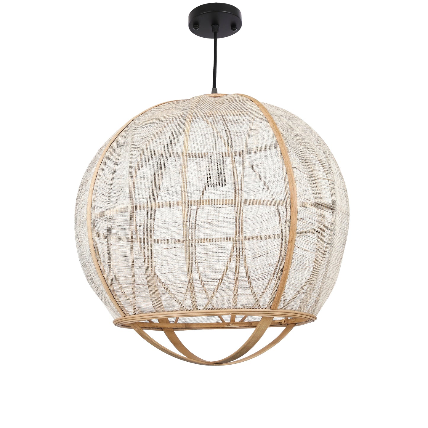 Pella Hanging Lamp Beige 60W-E27 - H50Xd50,5Cm