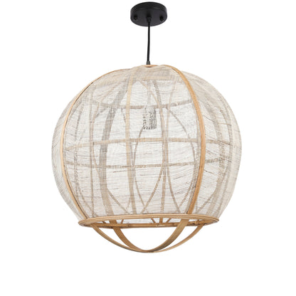 Pella Hanging Lamp Beige 60W-E27 - H50Xd50,5Cm