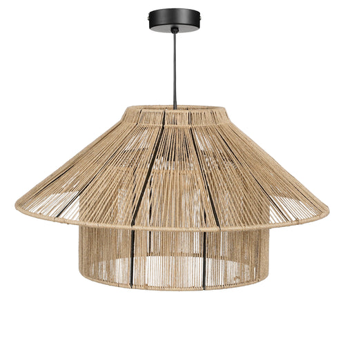 Elsa Hanging Lamp - H28 X Ø50 Cm - Jute - Light Brown