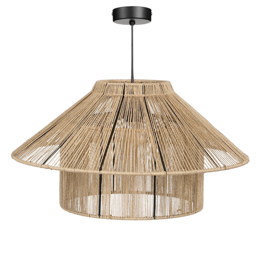 Elsa Hanging Lamp - H28 X Ø50 Cm - Jute - Light Brown