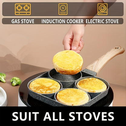 4-gat Non-stick Koekenpan - Maifan Coating