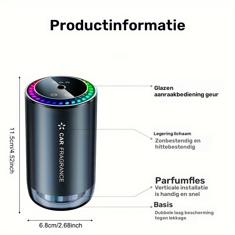 Auto Diffuser USB - Smart Essentiële Olie Verstuiver voor Auto