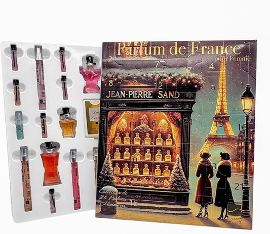 Jean-Pierre Sand Parfum De France Voor Dames 24-Delige Parfum Adventskalender