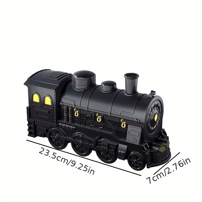 Vintage Stoomtrein Essentiële Olie Diffuser - Ultrasone Luchtbevochtiger met LED Verlichting
