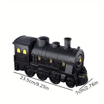 Vintage Stoomtrein Essentiële Olie Diffuser - Ultrasone Luchtbevochtiger met LED Verlichting