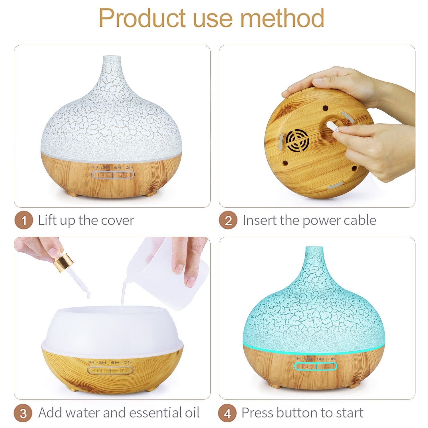 Essential Pro - Deluxe - Light Wood - Aroma Diffuser