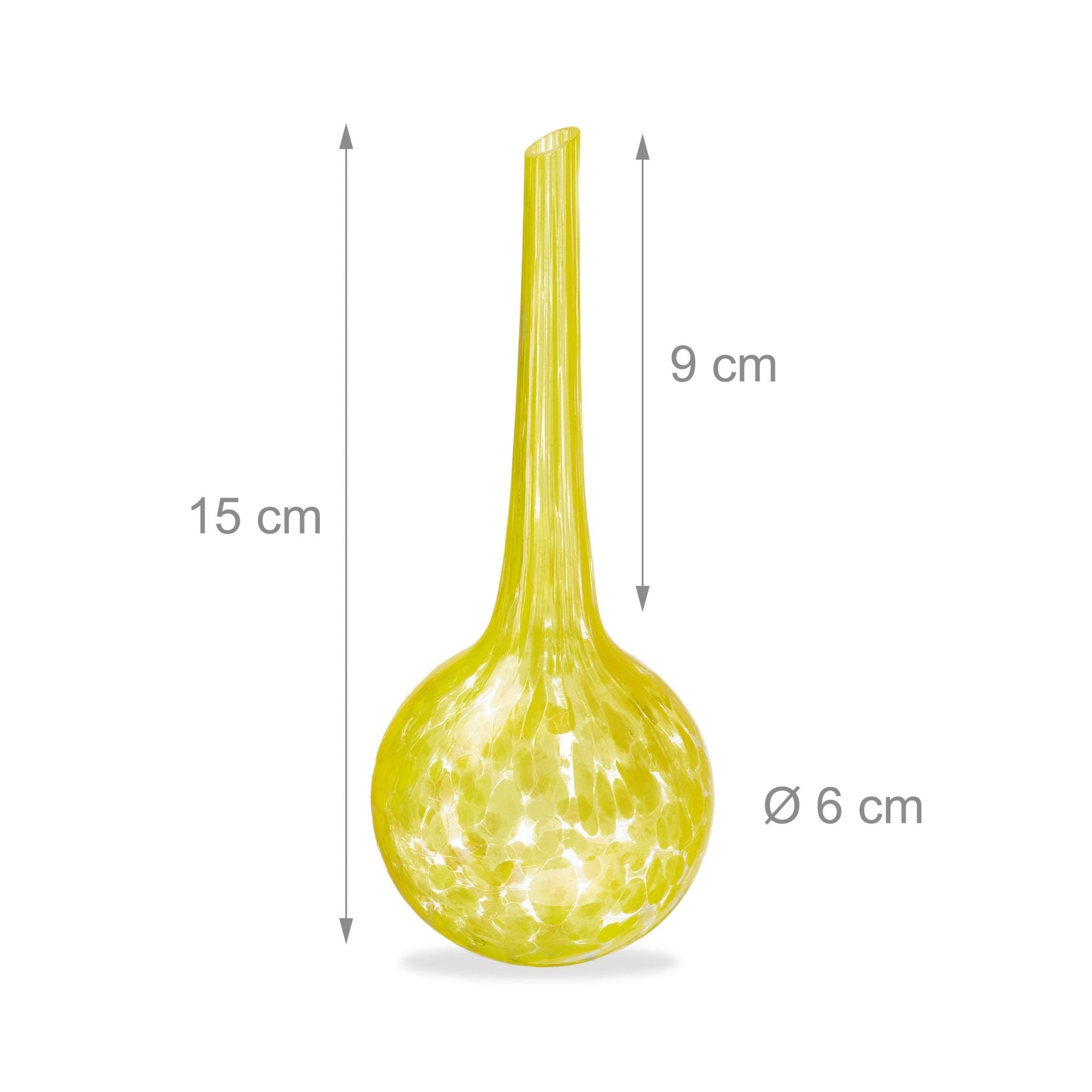Waterdruppelaar Voor Planten - 2 Stuks - Geel - Glas