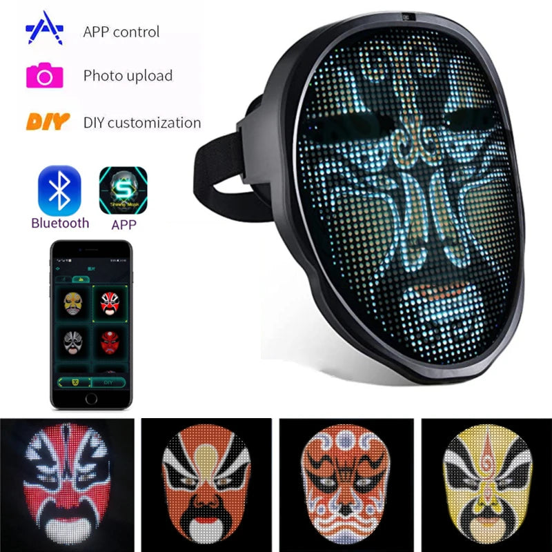 Led app masker combi – 45+ animaties & bluetooth (type 1 + type 2)