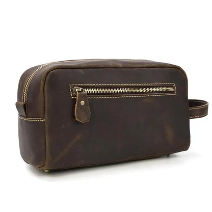Luxe leren heren clutch - stijl, ruimte en klasse in één