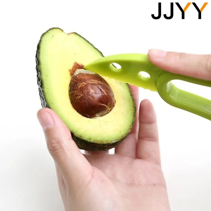 3-in-1 avocado slicer met ontpitter en scheplepel