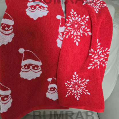 Kerst Handdoekenset – Zacht, Absorberend & Vol Feestvreugde!