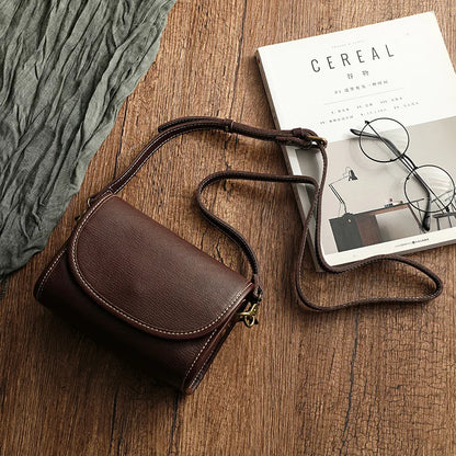Premium leren crossbody Tas – Vintage look, moderne functionaliteit