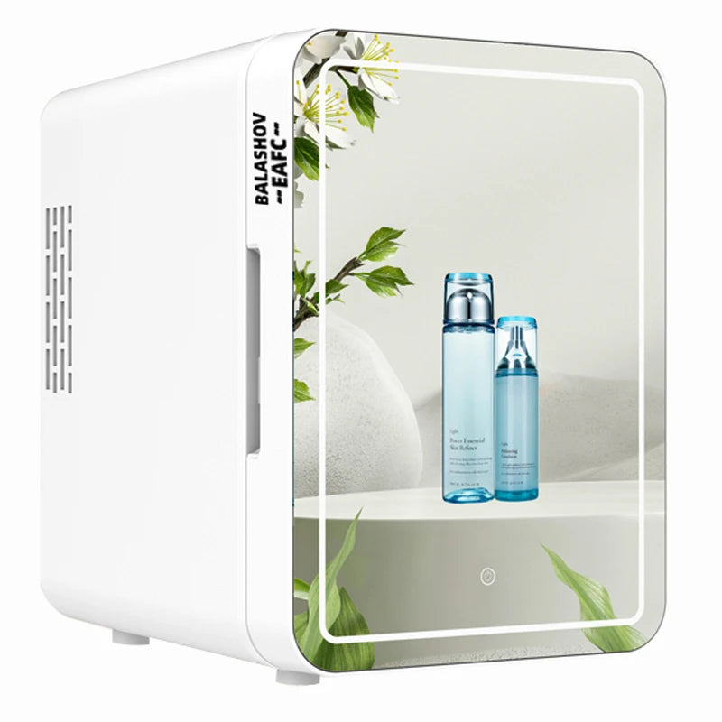 4L Mini make-up koelkast met LED spiegel