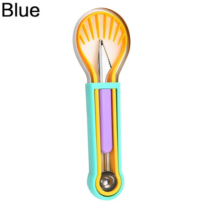 3-in-1 avocado slicer met ontpitter en scheplepel