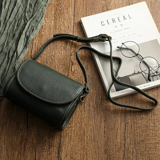 Premium leren crossbody Tas – Vintage look, moderne functionaliteit