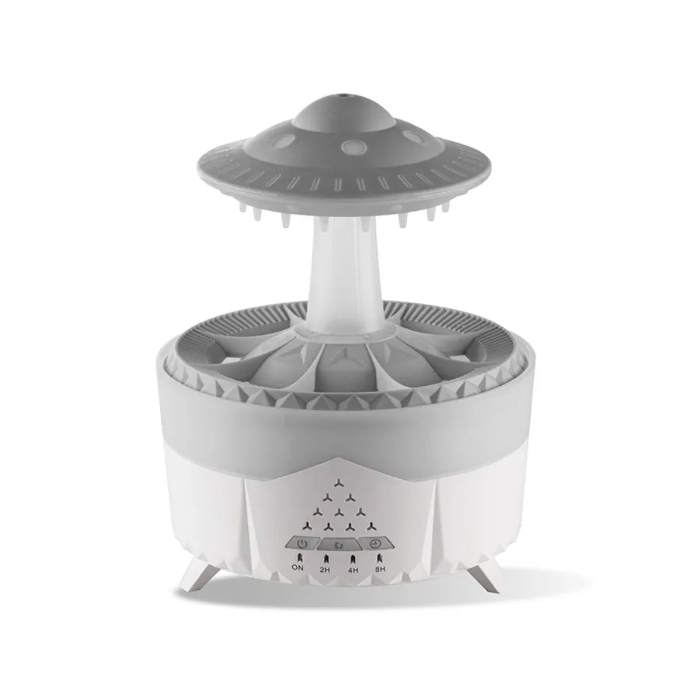 UFO & Kerstboom Luchtbevochtiger met RGB Verlichting - Aroma Diffuser