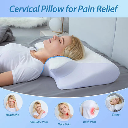 Memory foam cervicaal kussen - Ergonomisch nekkussen voor nekpijn