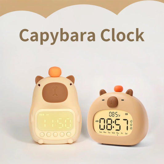 Capybara LED-wekker